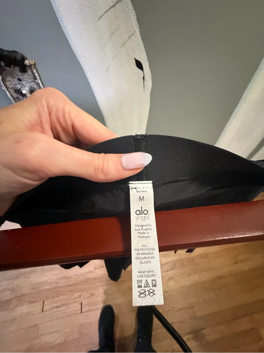ALO Yoga Black Pleated Mini Skirt
